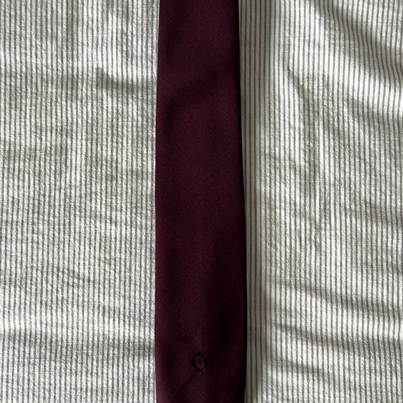 Christian Dior Vintage Red Neck Tie - Picture 4 of 8